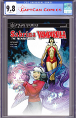 SABRINA THE TEENAGE WITCH VAMPIRELLA #1 CVR L ERIC POWELL ATLAS EDITION SIGNED BY TINI HOWARD VAR thumbnail