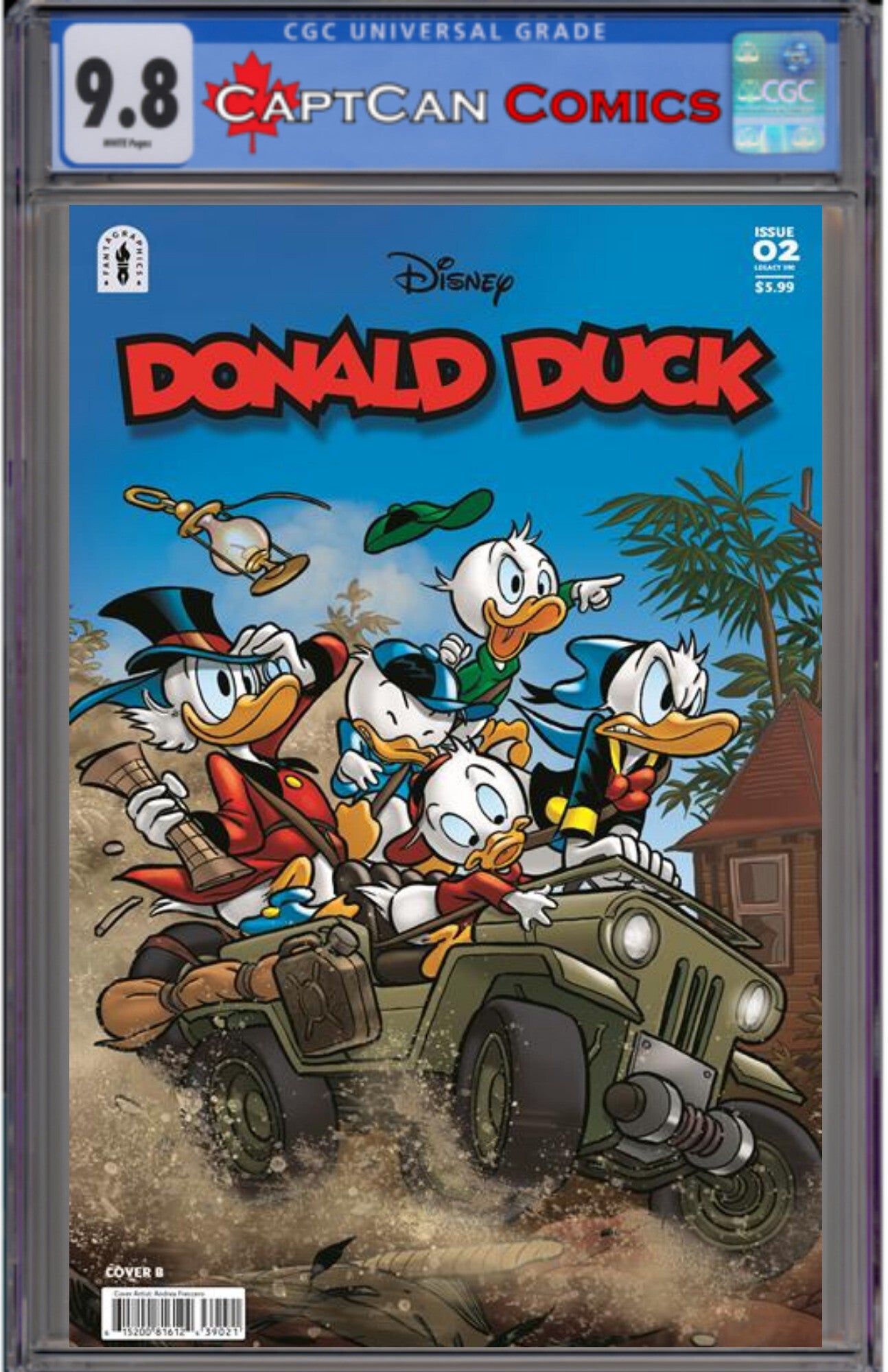 DONAD DUCK LEGACY #390 MASTER OF DISASTER CVR B ANDRES FRECCERO VAR