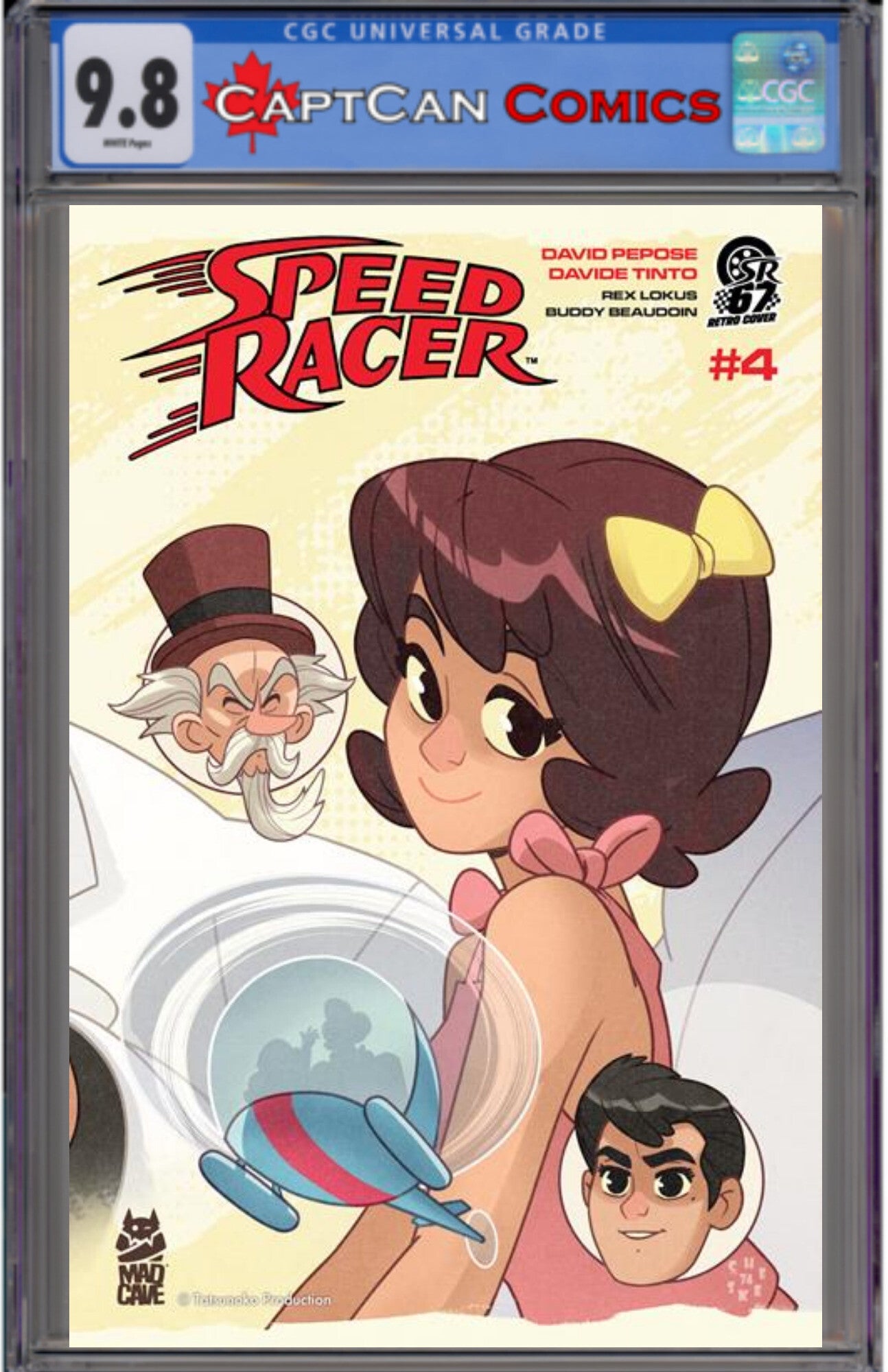 SPEED RACER #4 CVR B SEAN GALLOWAY RETRO MANGA VAR