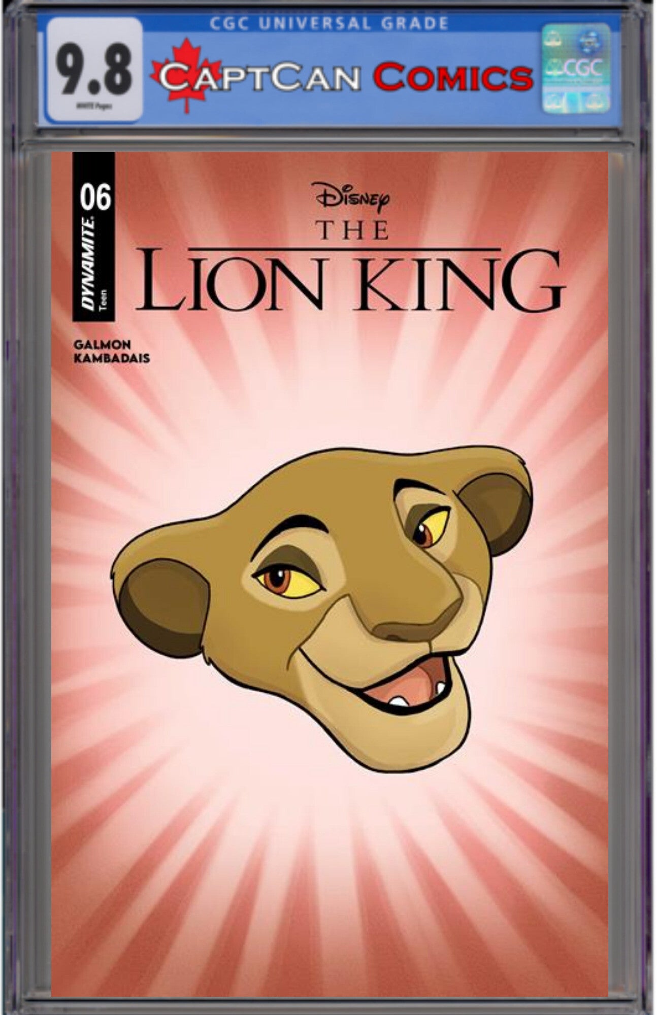 LION KING #6 CVR D CARTOON HEAD VAR
