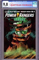 POWER RANGERS GREEN #4 A MAIN (DRESSED, HARRIS) thumbnail