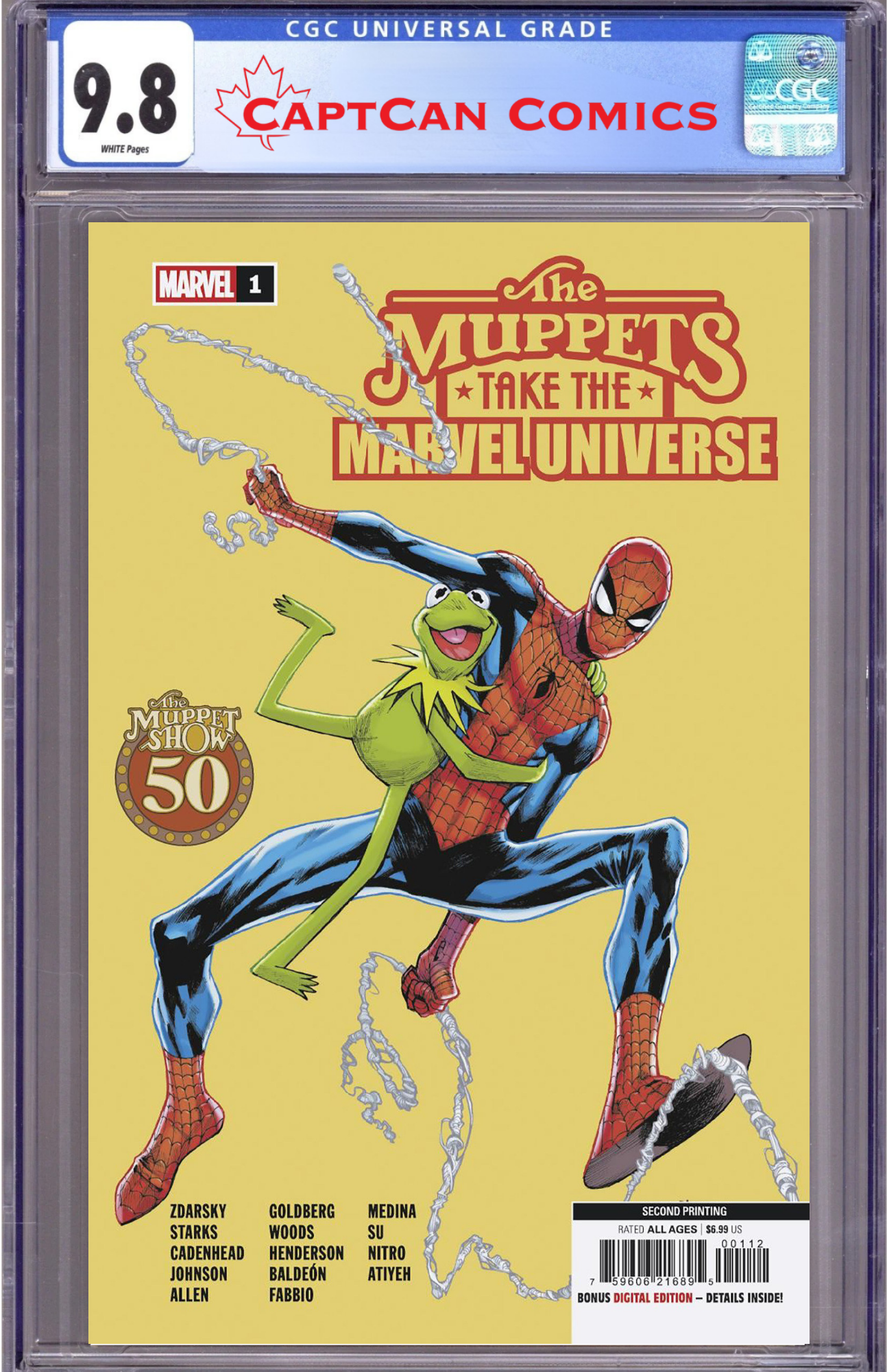 MUPPETS TAKE THE MARVEL UNIVERSE #1 HUMBERTO RAMOS 2ND PRINTING VARIANT