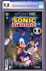 SONIC THE HEDGEHOG #91 VARIANT E (KAREH IDW GOES DARK VARIANT) thumbnail