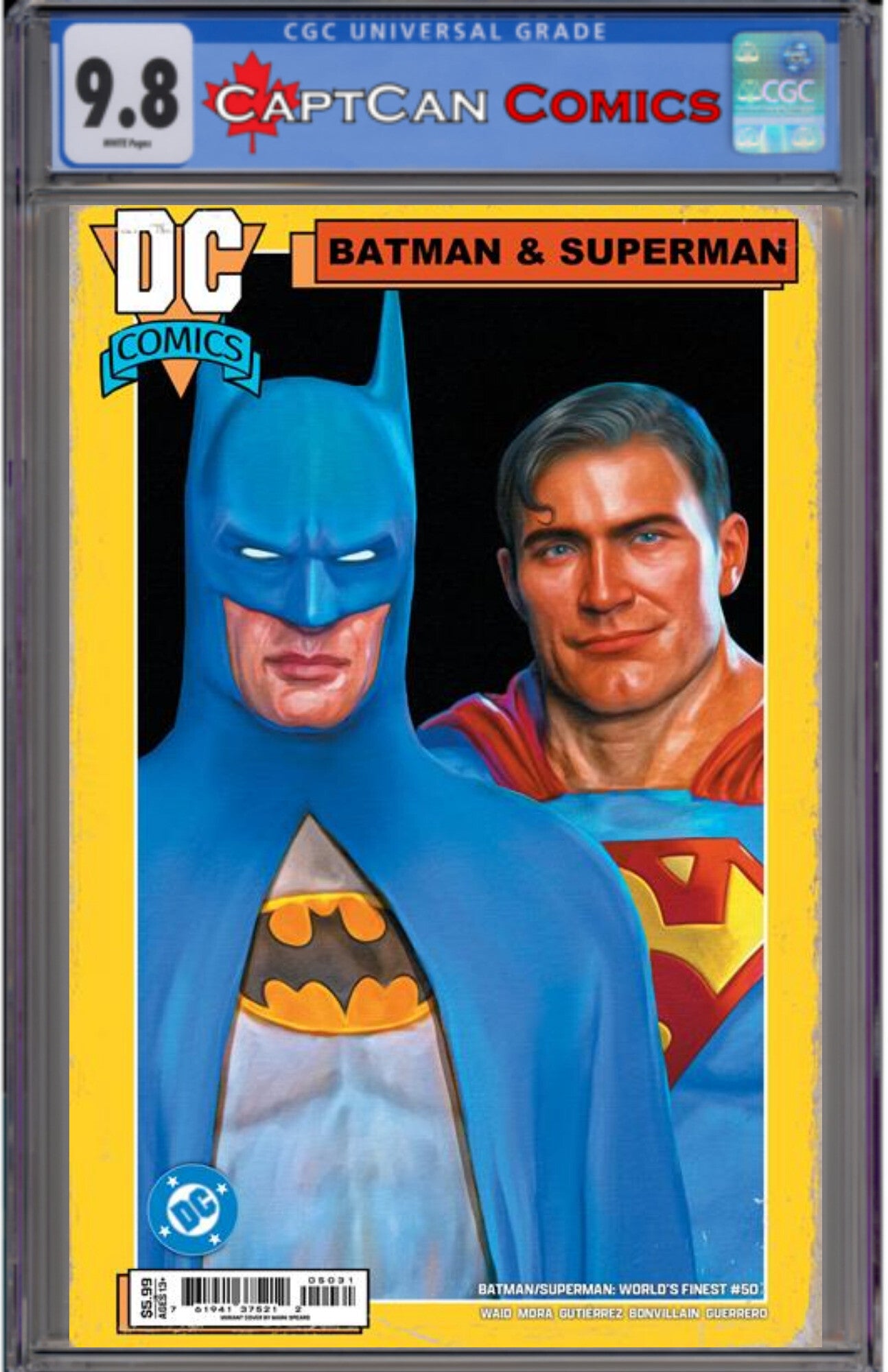 BATMAN SUPERMAN WORLDS FINEST #50 CVR C MARK SPEARS CARD STOCK VAR