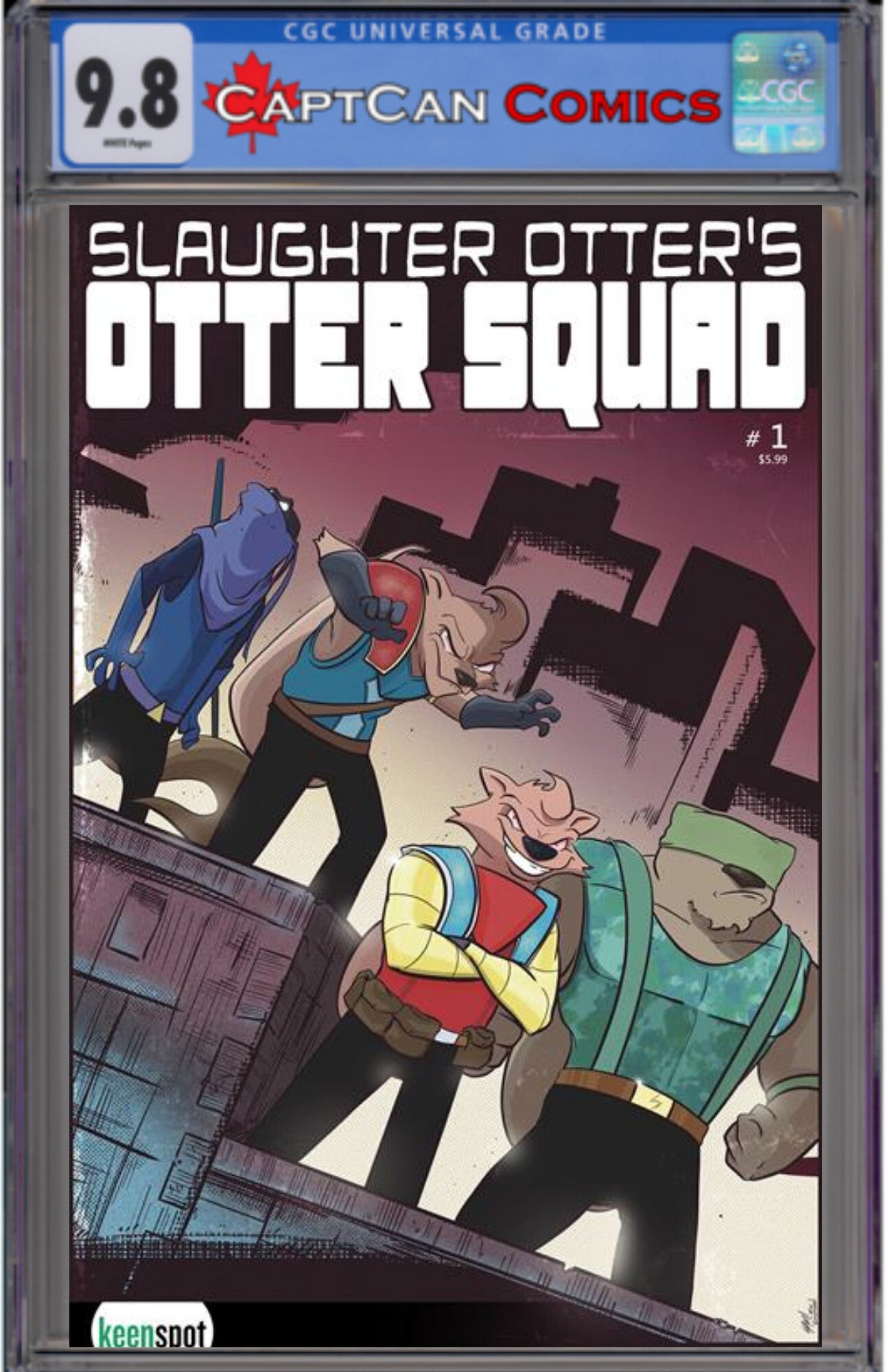 OTTER SQUAD #1 CVR B J HAMMOND TMNT #1 HOMAGE VAR