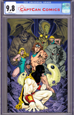 SPACE GHOST VS THE HERCULOIDS #4 CVR F FRANCESCO MATTINA LTD VIRGIN VAR thumbnail