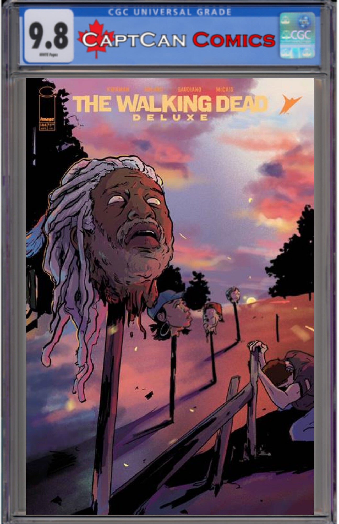 WALKING DEAD DELUXE #144 CVR C LIANA KANGAS CONNECTING COVER VAR (MR)