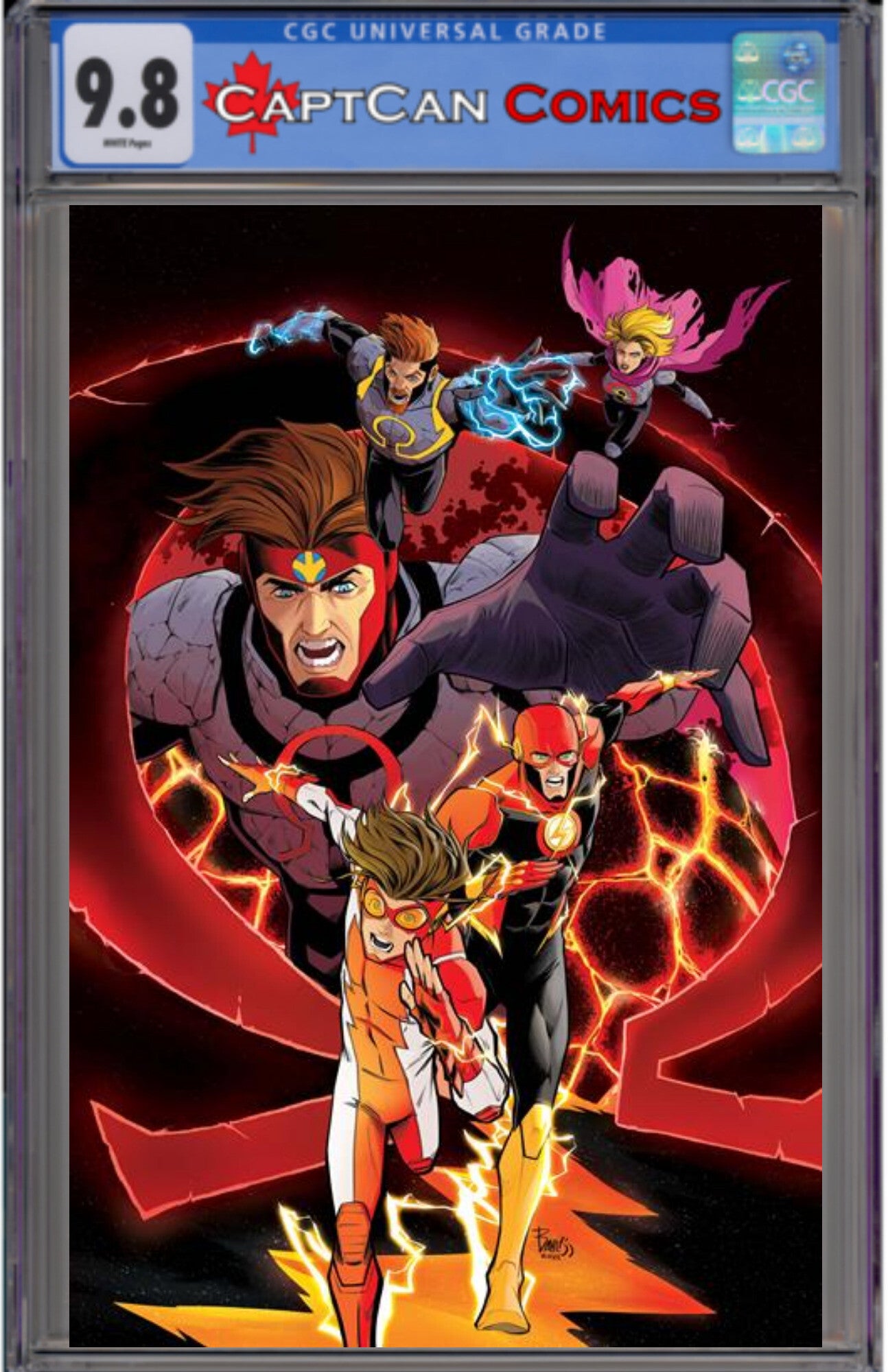 FLASH #30 CVR C DANIEL BAYLISS CARD STOCK VAR (DC K.O.)