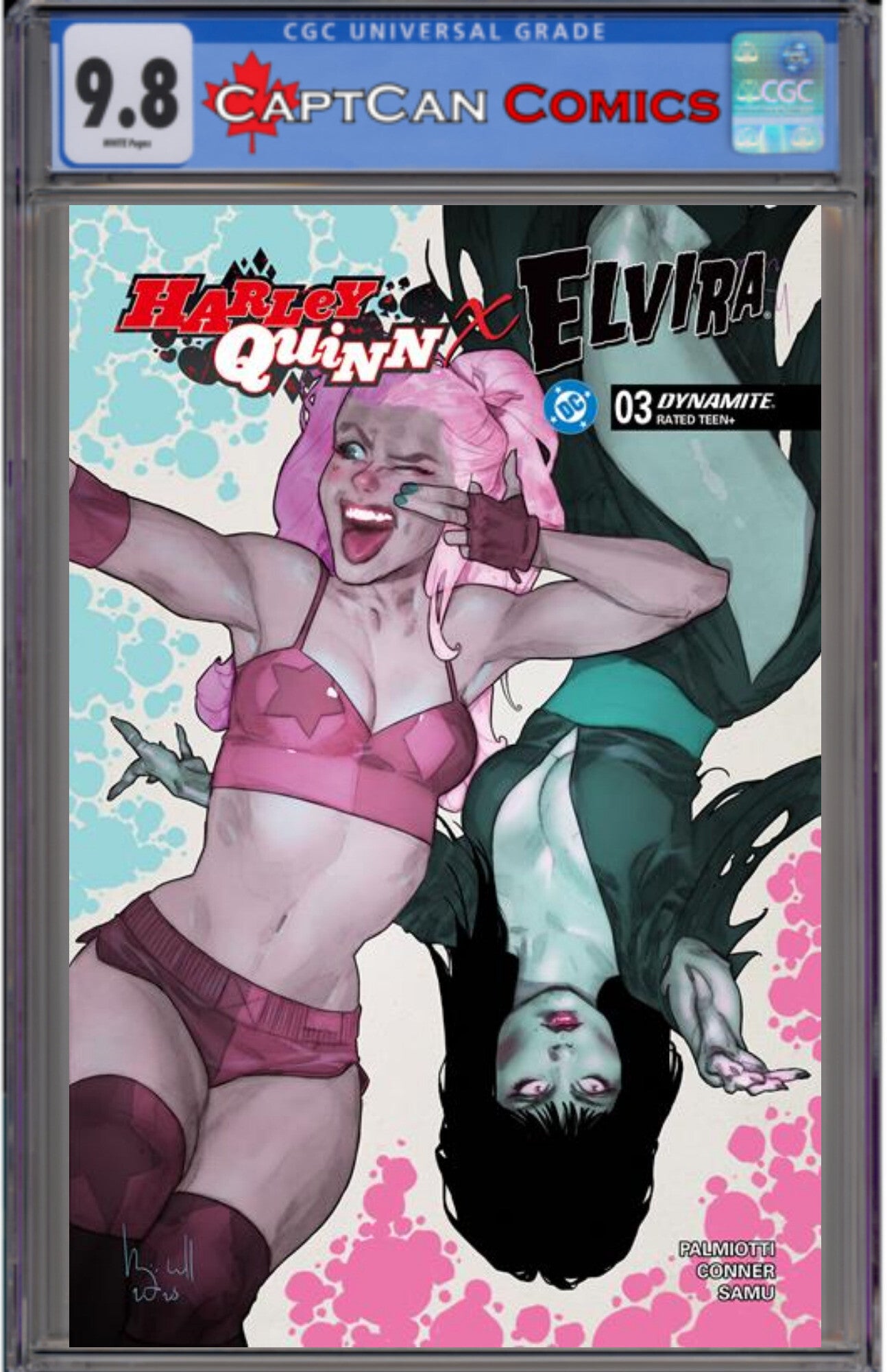 HARLEY QUINN X ELVIRA #4 CVR D BEN CALDWELL VAR