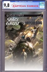 SPACE GHOST VS THE HERCULOIDS #1 CVR J FRANCESCO MATTINA ATLAS EDITION SIGNED BY DAVID PEPOSE VAR thumbnail