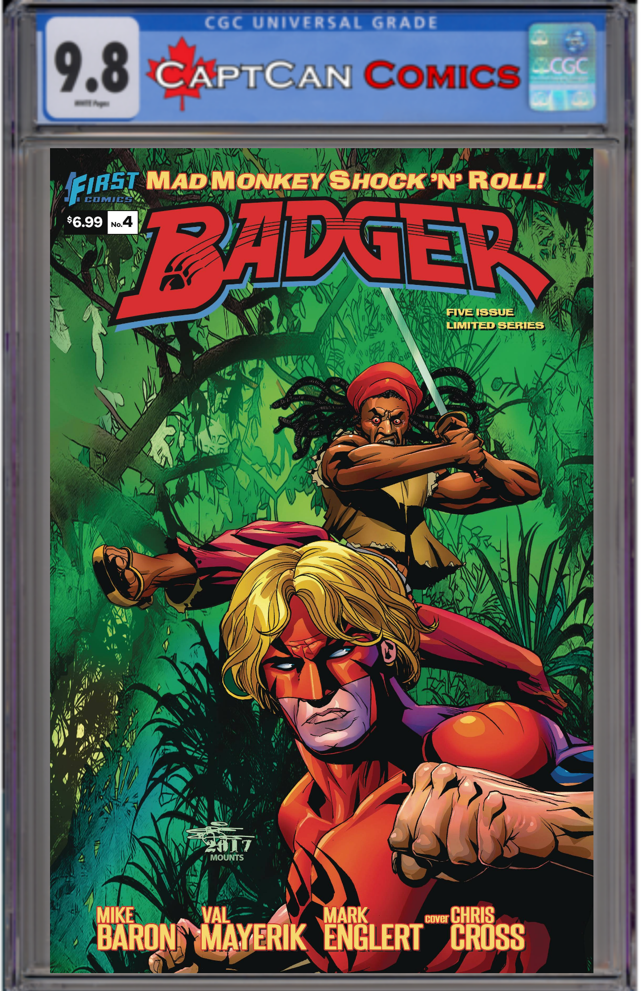 BADGER MAD MONKEY SHOCK N ROLL #4 (OF 5)