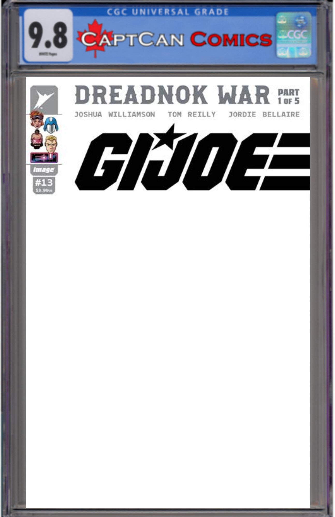 GI JOE #13 CVR G BLANK SKETCH VAR
