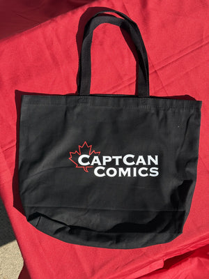 CaptCan Comics Canvas Tote Black
