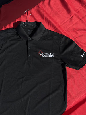 Nike CaptCan Comics Dri-FIT Polo Black