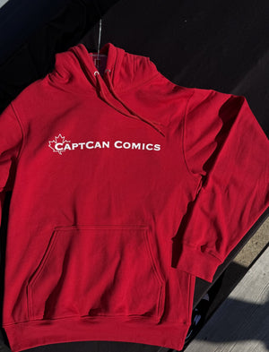 CaptCan Comics Hoodie Red