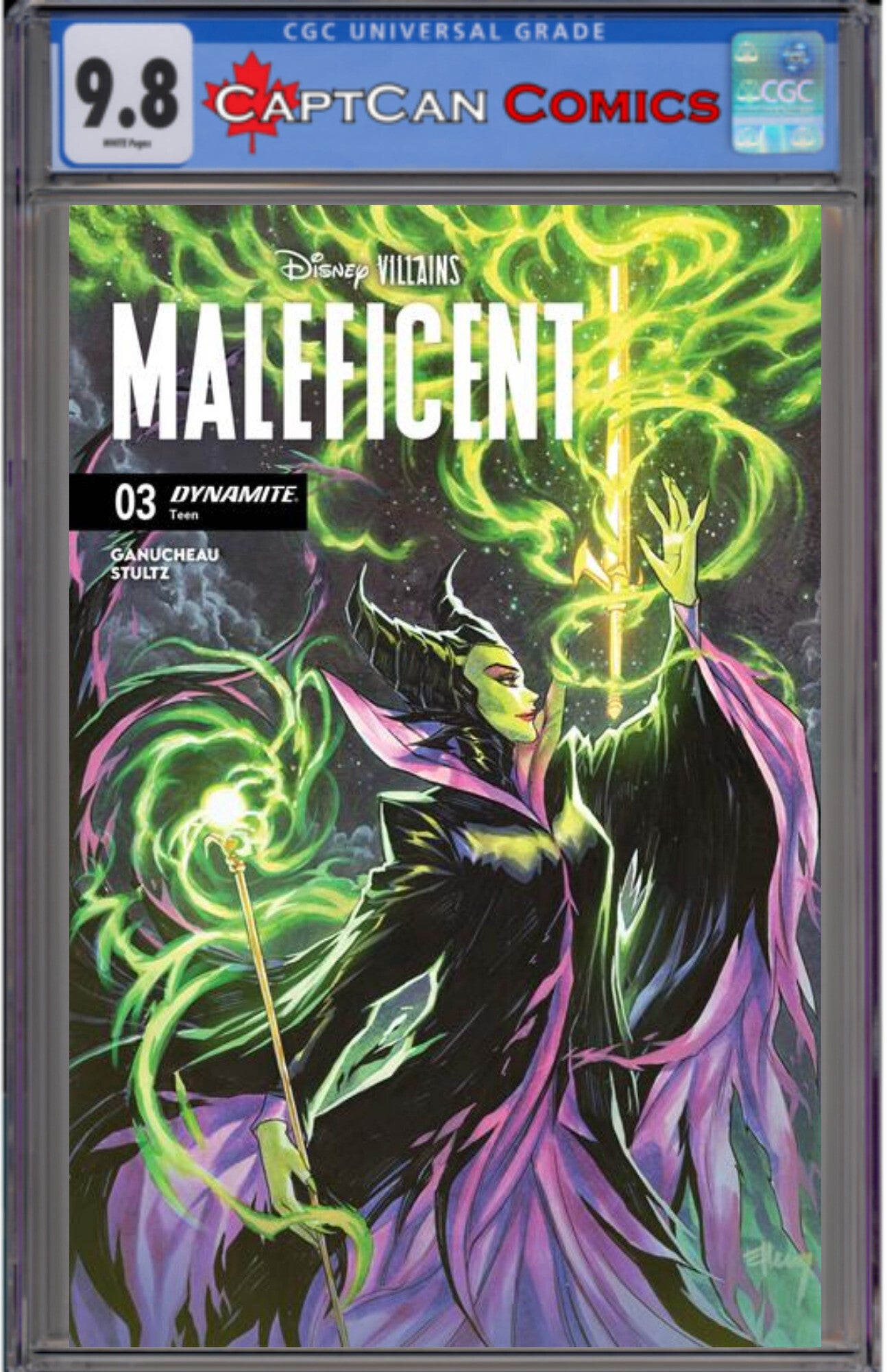 DISNEY VILLAINS MALEFICENT #3 CVR B ELLERY VAR