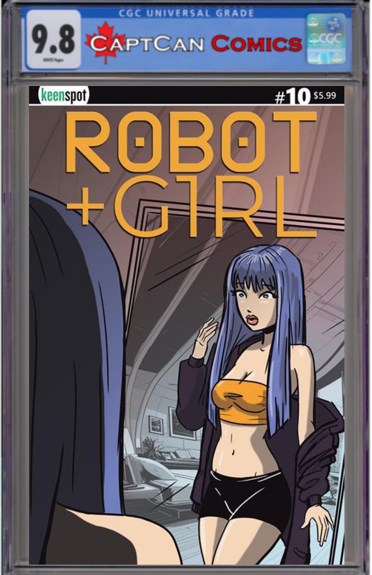 ROBOT + GIRL #10 CVR A MIKE WHITE