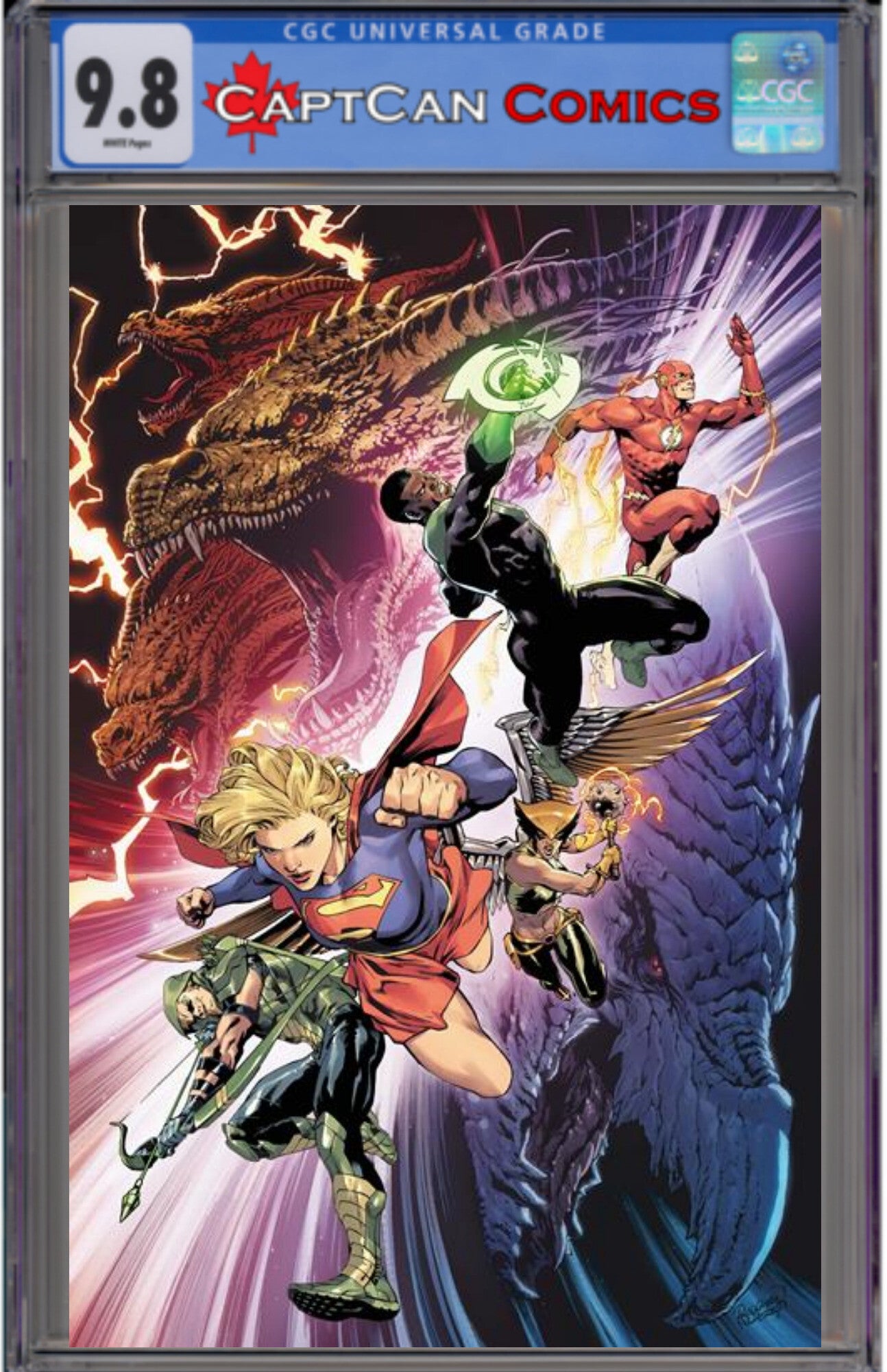 JUSTICE LEAGUE VS GODZILLA VS KONG 2 #6 (OF 7) CVR B CARLO PAGULAYAN CARD STOCK VAR