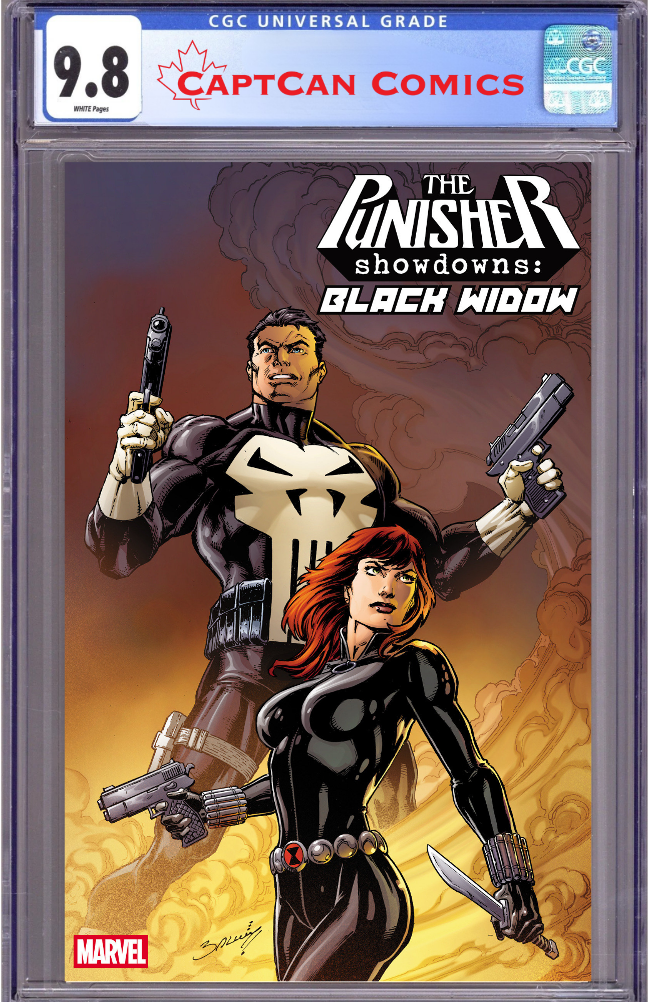 PUNISHER SHOWDOWNS: BLACK WIDOW #1 MARK BAGLEY VARIANT
