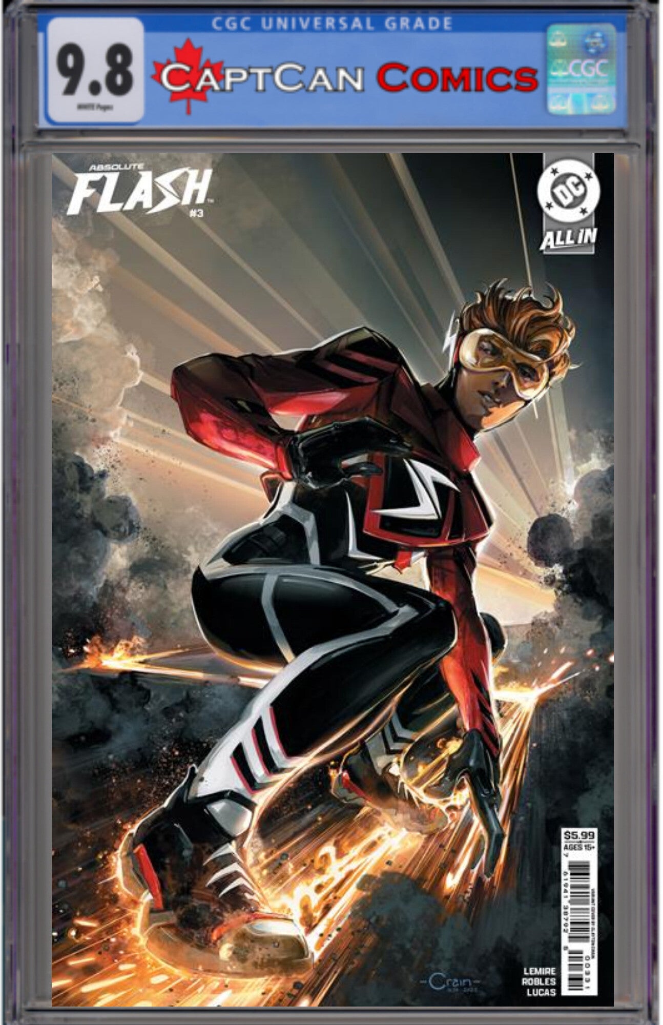 ABSOLUTE FLASH #3 CVR C CLAYTON CRAIN CARD STOCK VAR