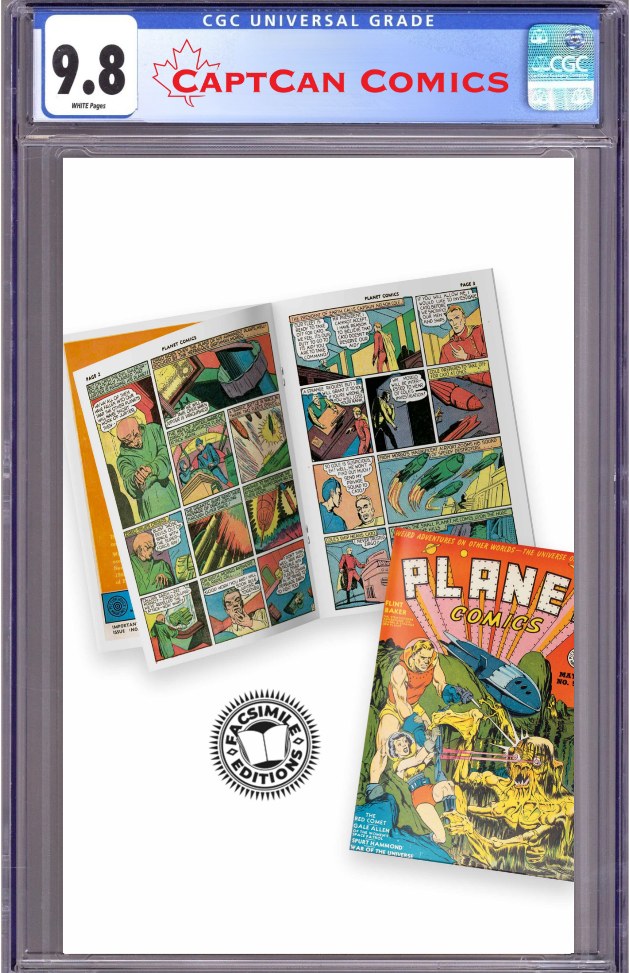 PS ARTBOOKS PLANET COMICS #5 FACSIMILE EDITION