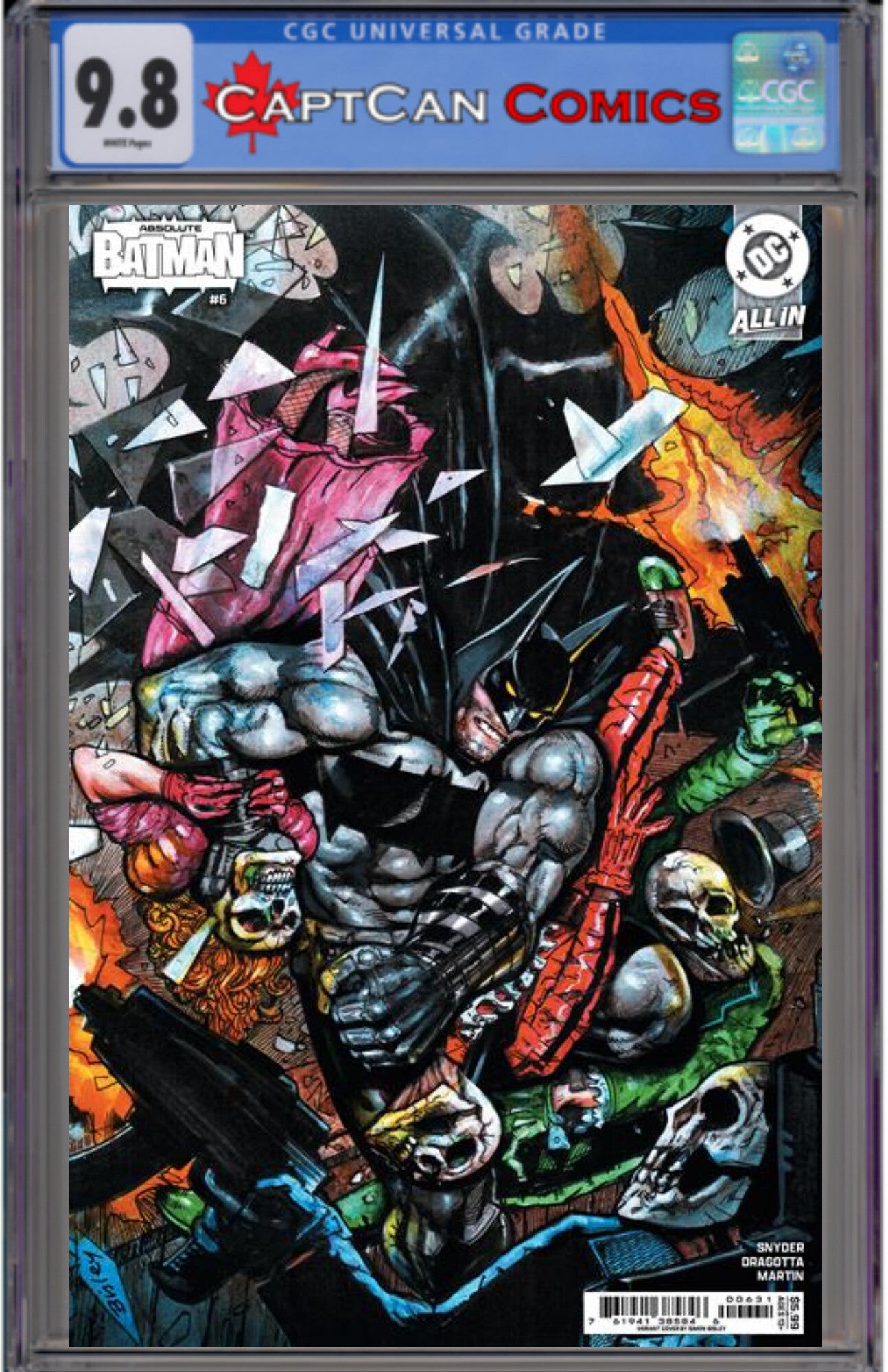 ABSOLUTE BATMAN #6 CVR C SIMON BISLEY CARD STOCK VAR