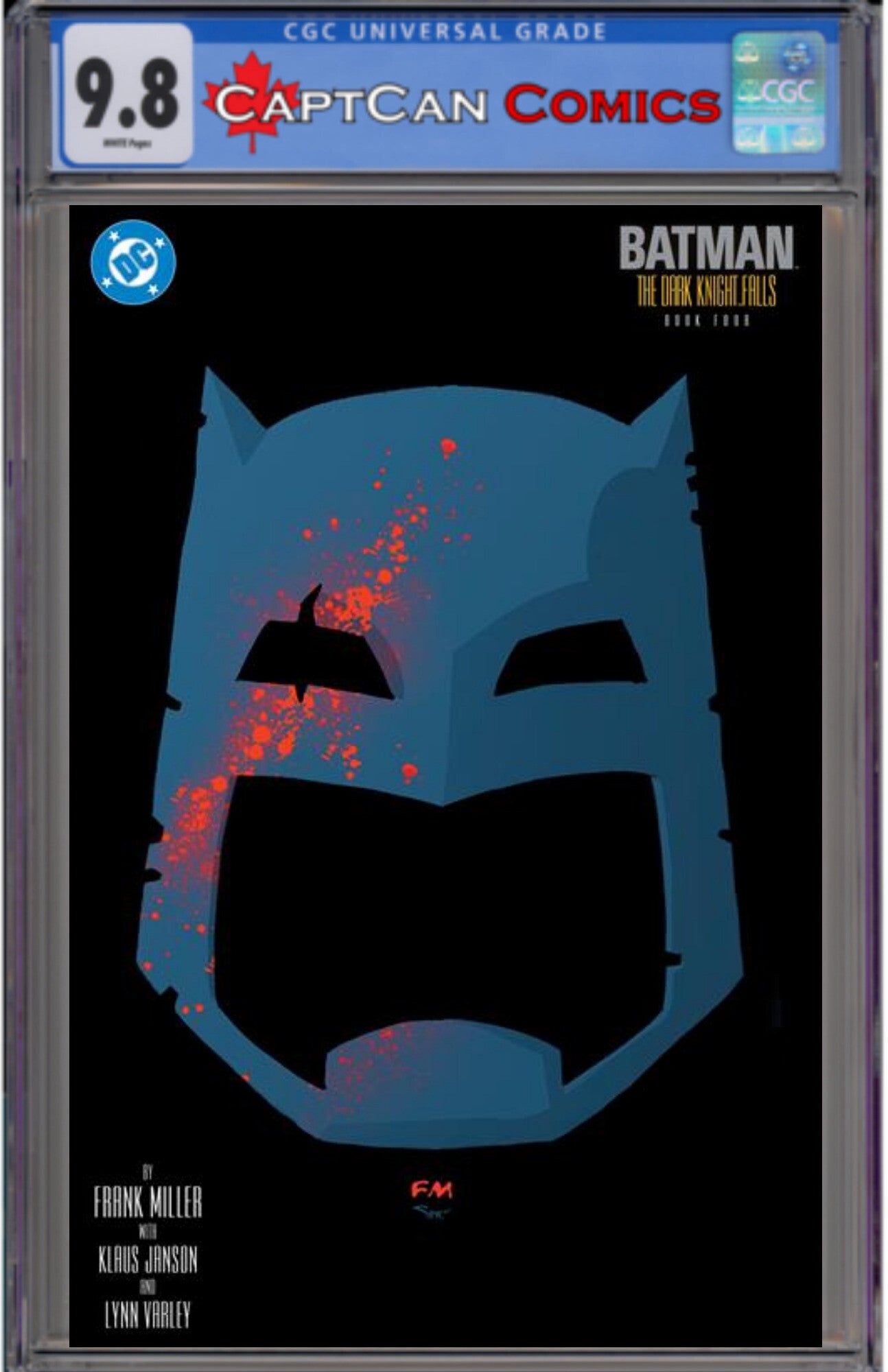 BATMAN THE DARK KNIGHT RETURNS #4 (OF 4) FACSIMILE EDITION CVR D FRANK MILLER CARD STOCK VAR