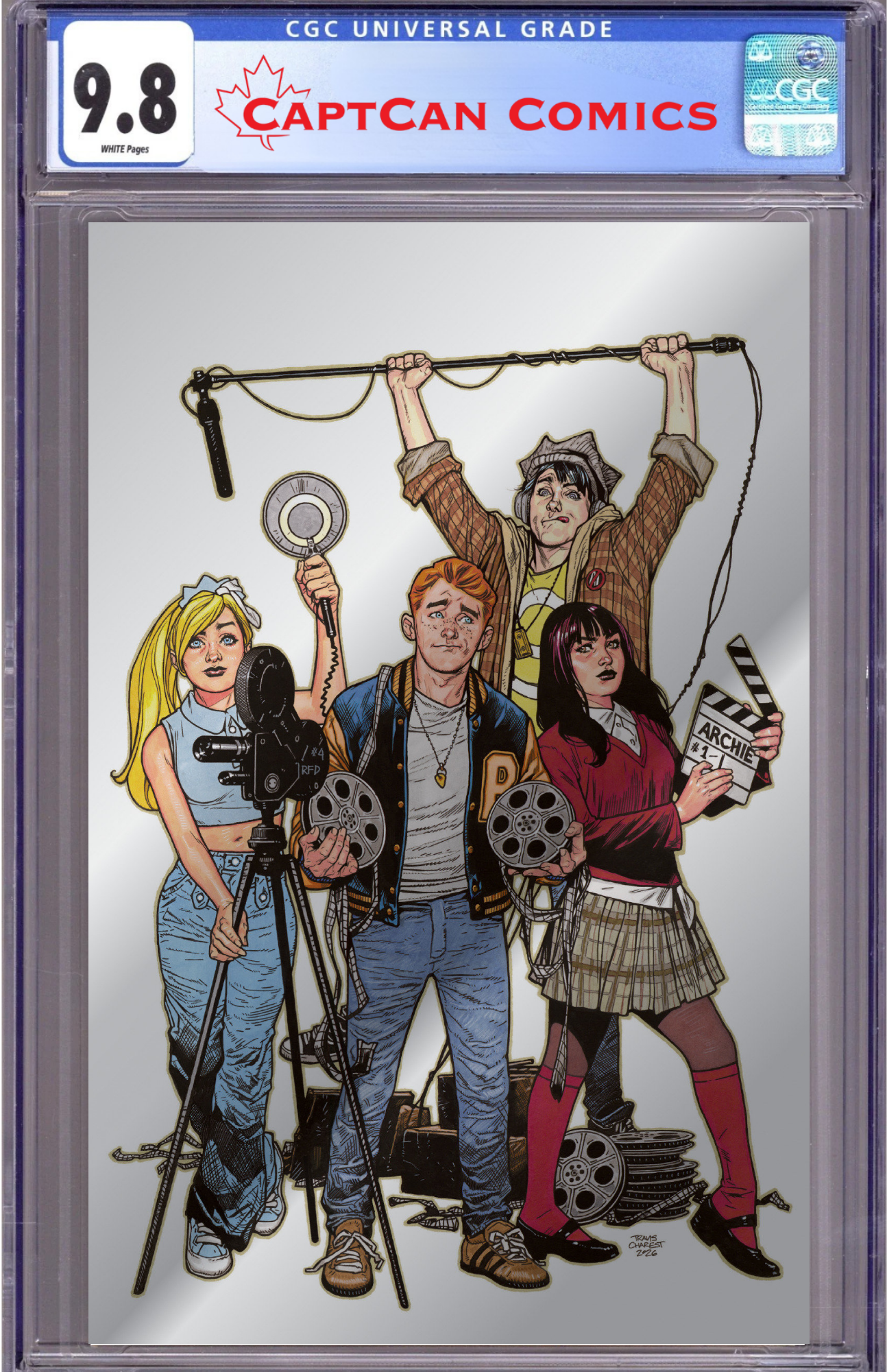 ARCHIE #1 COVER W TRAVIS CHAREST LOCAL COMIC SHOP DAY FOIL FULL ART VAR