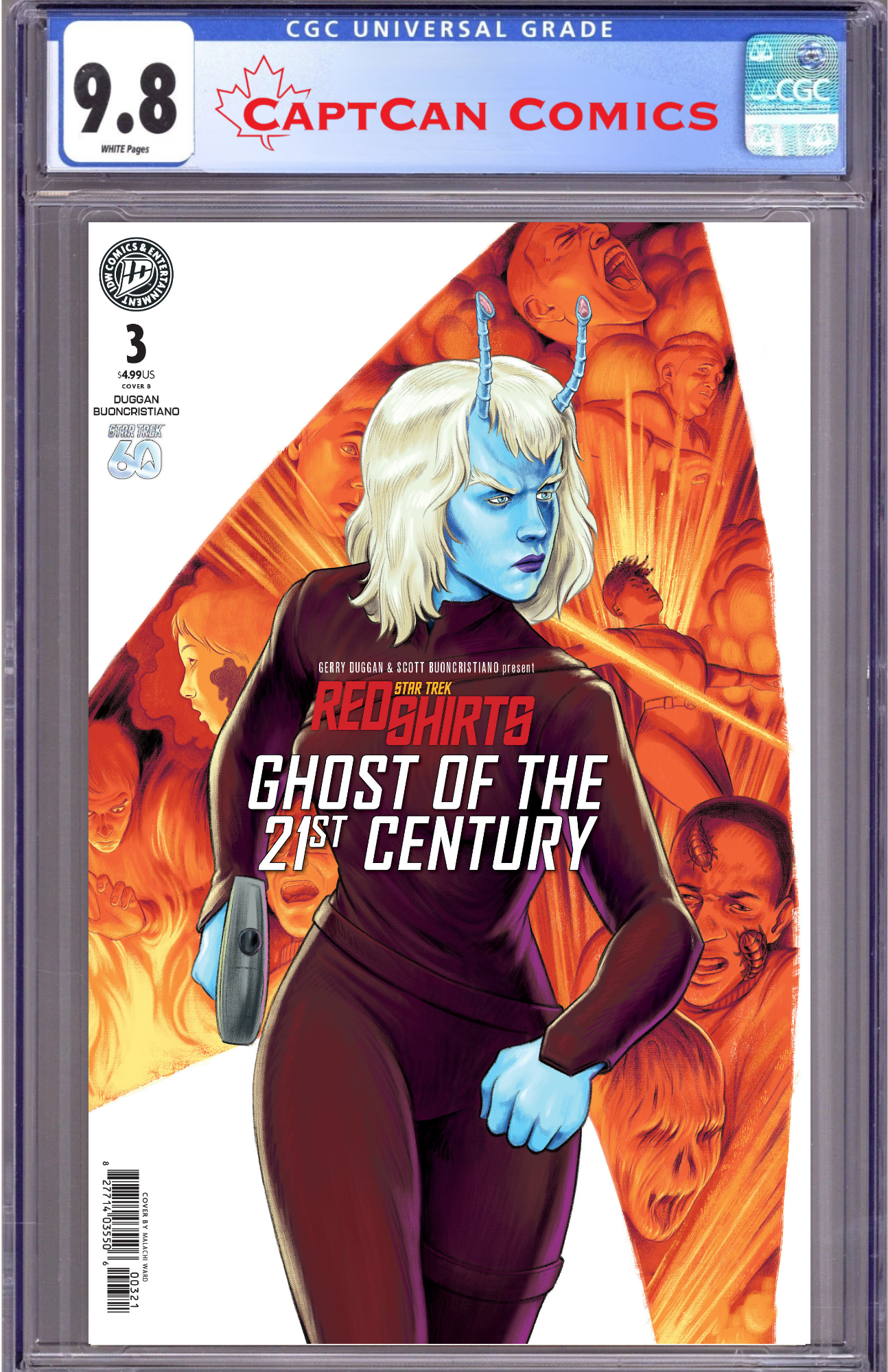 STAR TREK: RED SHIRTS--GHOST OF THE 21ST CENTURY #3 VARIANT B (WARD)
