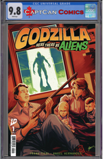 GOZILLA HERE THERE BE ALIENS #1 CVR B HERNANDEZ thumbnail