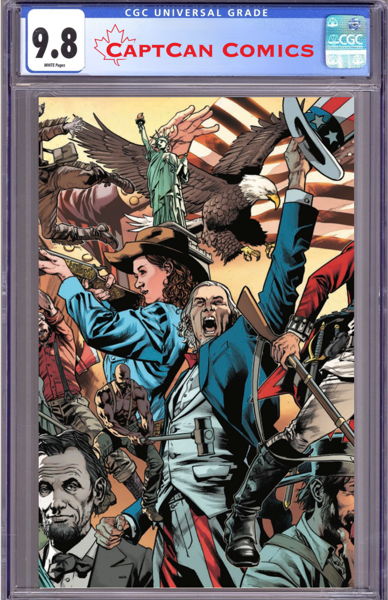 REDCOAT #19 CVR C BRYAN HITCH USA 250TH ANNIVERSARY WRAPAROUND VAR