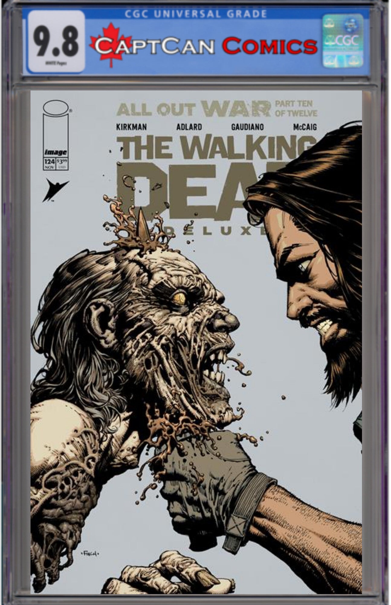 WALKING DEAD DELUXE #124 CVR A DAVID FINCH & DAVE MCCAIG (MR)