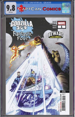 GODZILLA VS FANTASTIC FOUR #1 2ND PTG ADAM KUBERT VAR thumbnail