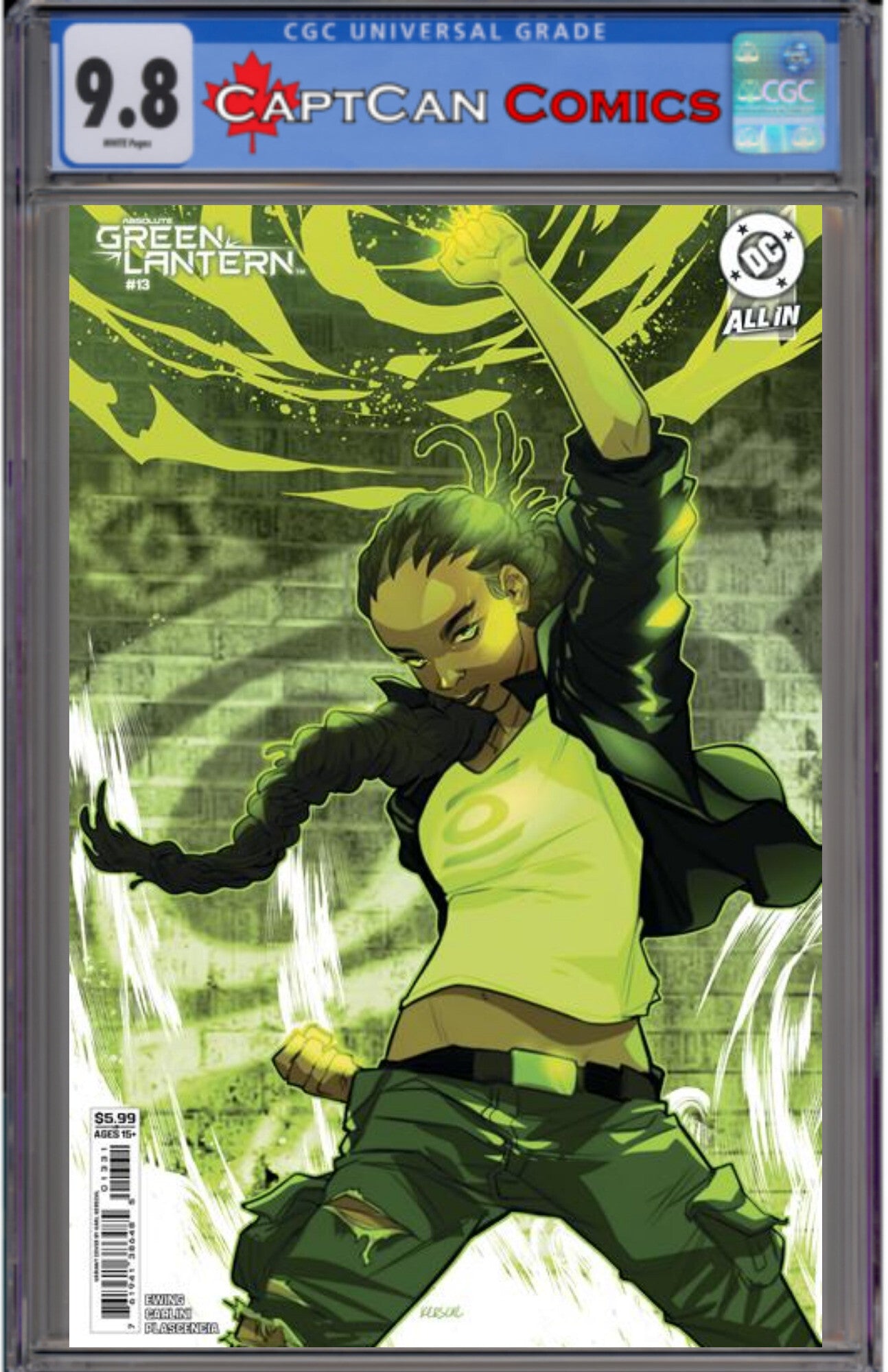 ABSOLUTE GREEN LANTERN #13 CVR C KARL KERSCHL CARD STOCK VAR