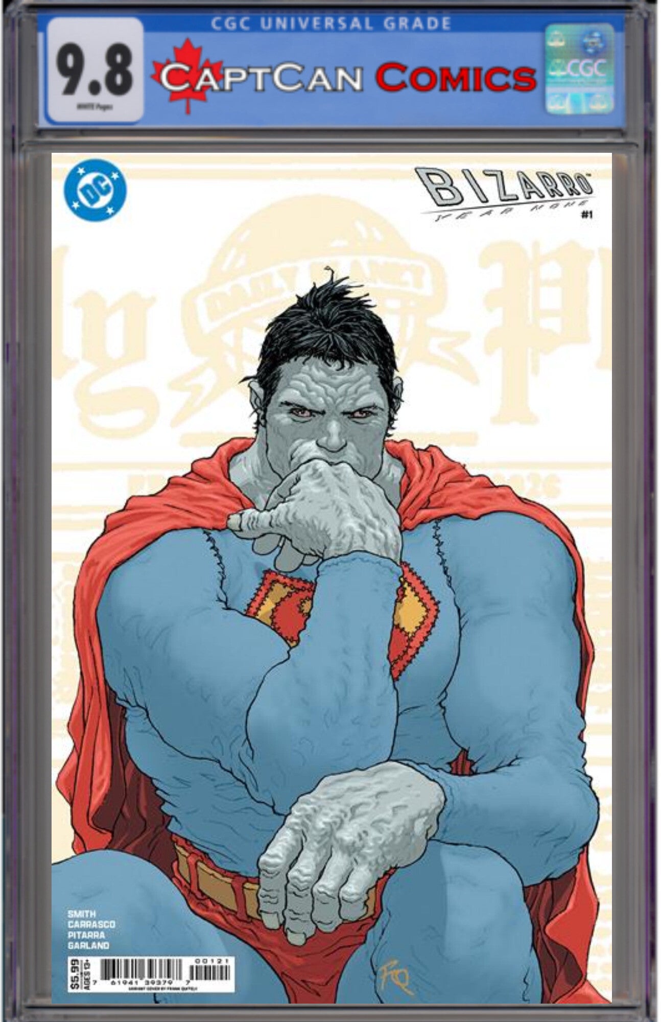 BIZARRO YEAR NONE #1 (OF 4) CVR B FRANK QUITELY CARD STOCK VAR
