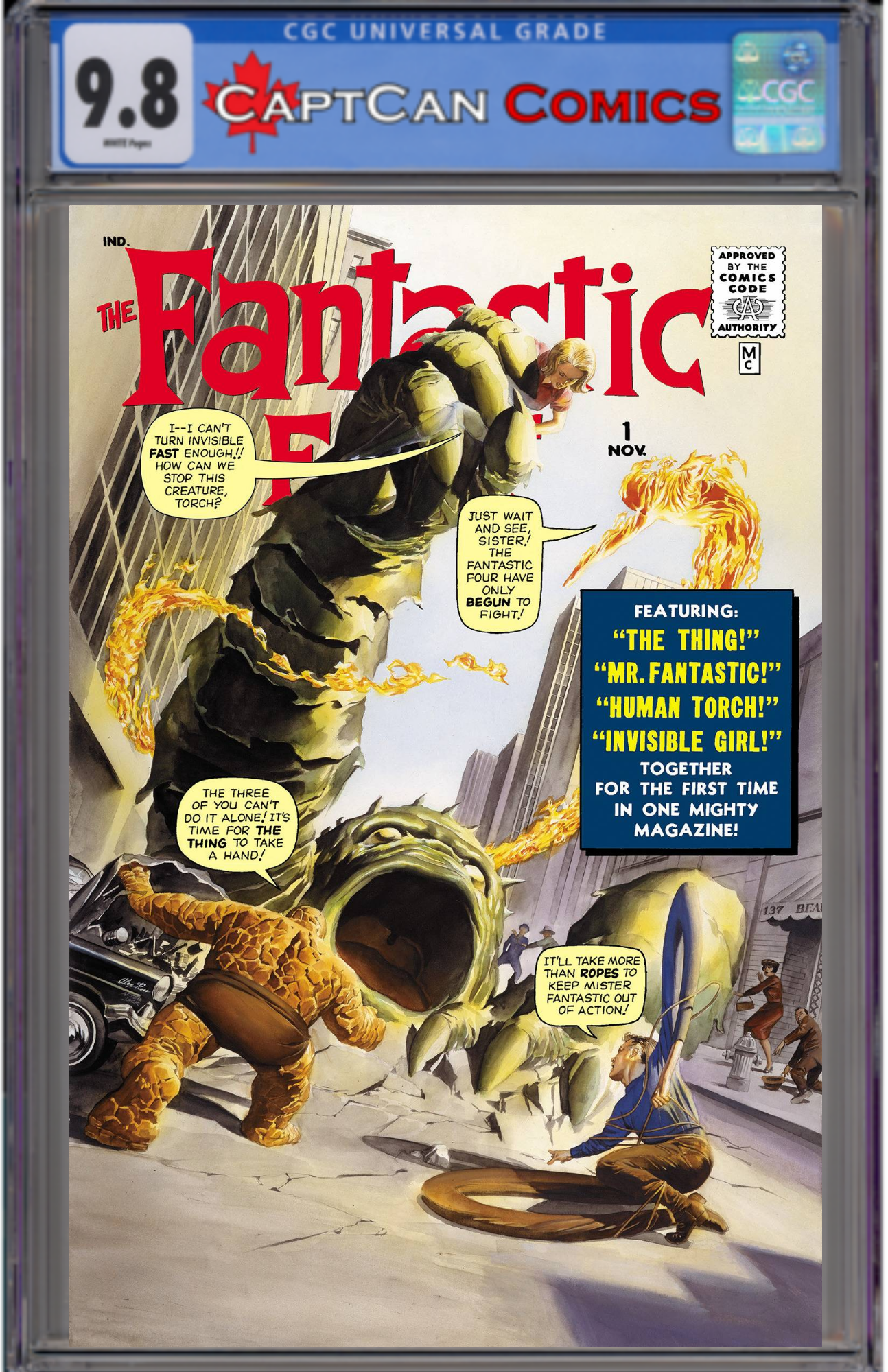 FANTASTIC FOUR FACSIMILE ED #1 ALEX ROSS VAR (NEW PTG)