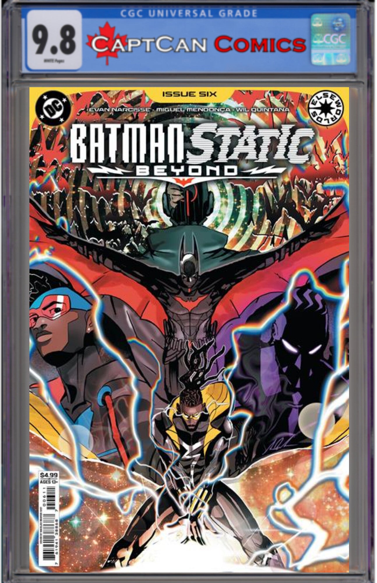 BATMAN STATIC BEYOND #6 (OF 6) CVR A NIKOLAS DRAPER-IVEY