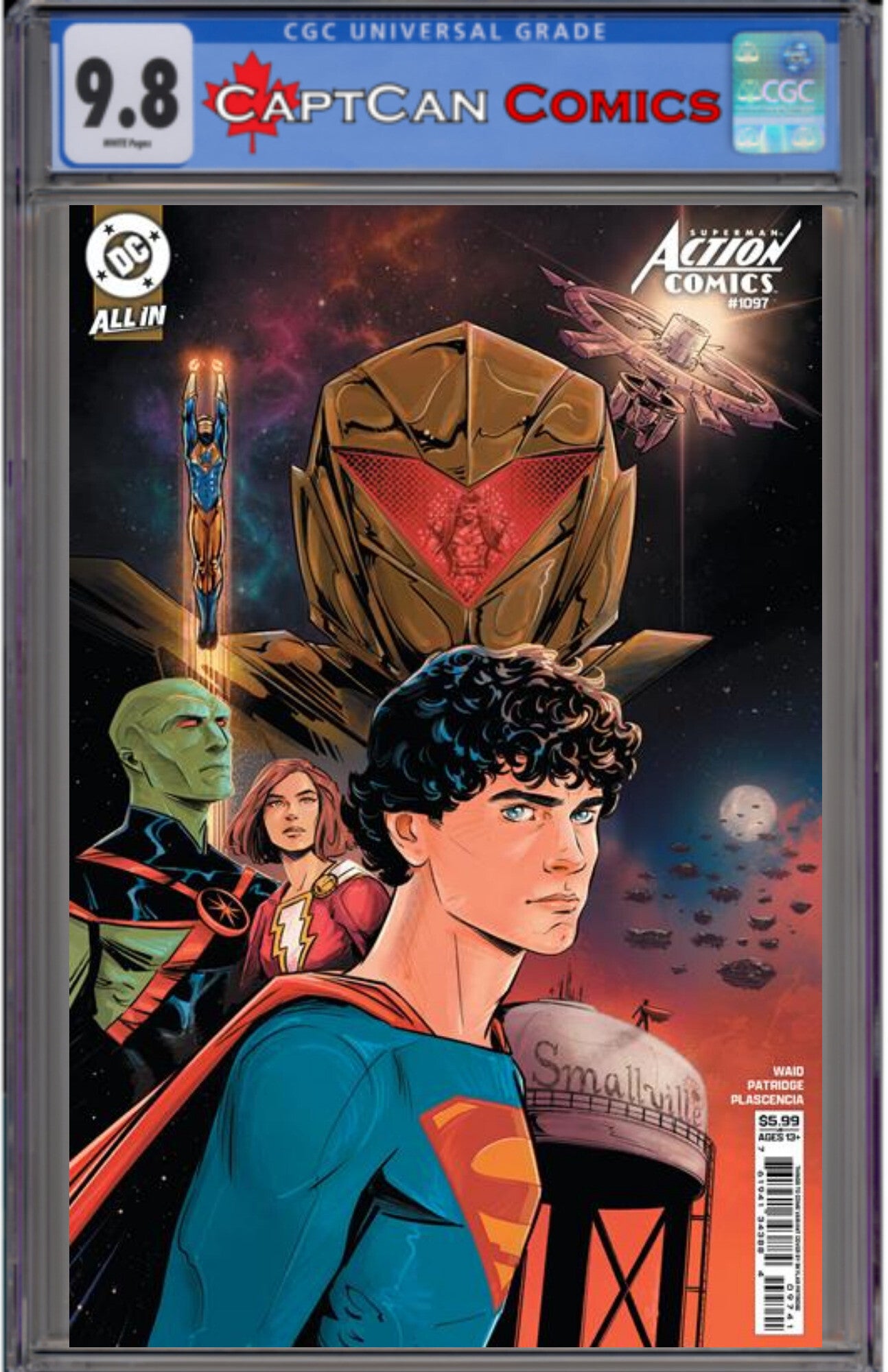 ACTION COMICS #1097 CVR D SKYLAR PATRIDGE THINGS TO COME CARD STOCK VAR (THE REIGN OF THE SUPERBOYS)