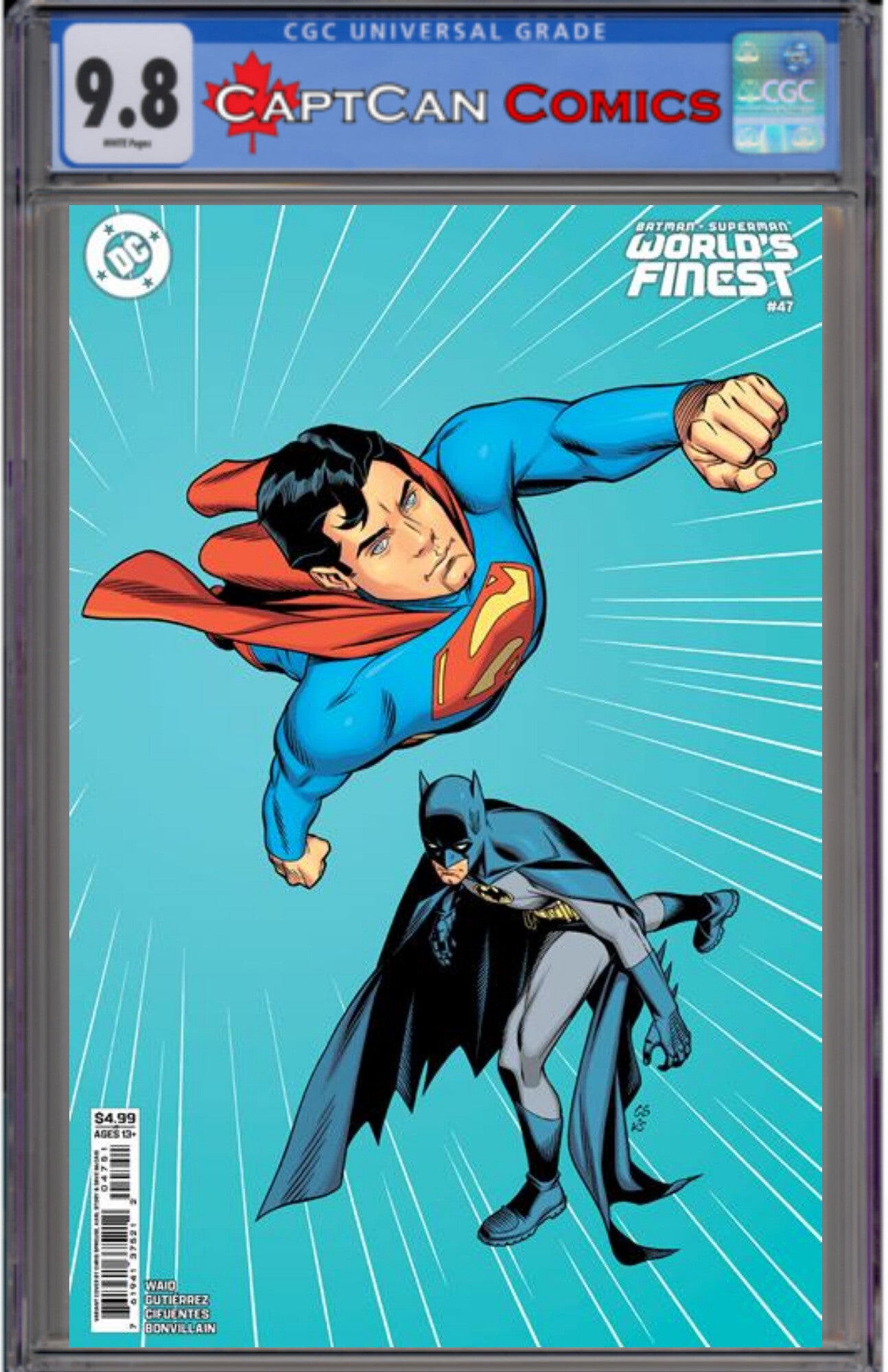 BATMAN SUPERMAN WORLDS FINEST #47 CVR D CHRIS SPROUSE CARD STOCK VAR