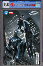 DC MARVEL SUPERMAN SPIDER-MAN #1 (ONE SHOT) CVR G GABRIELE DELL OTTO SUPERMAN BLACK & SPIDER-MAN BLACK CARD STOCK VAR thumbnail