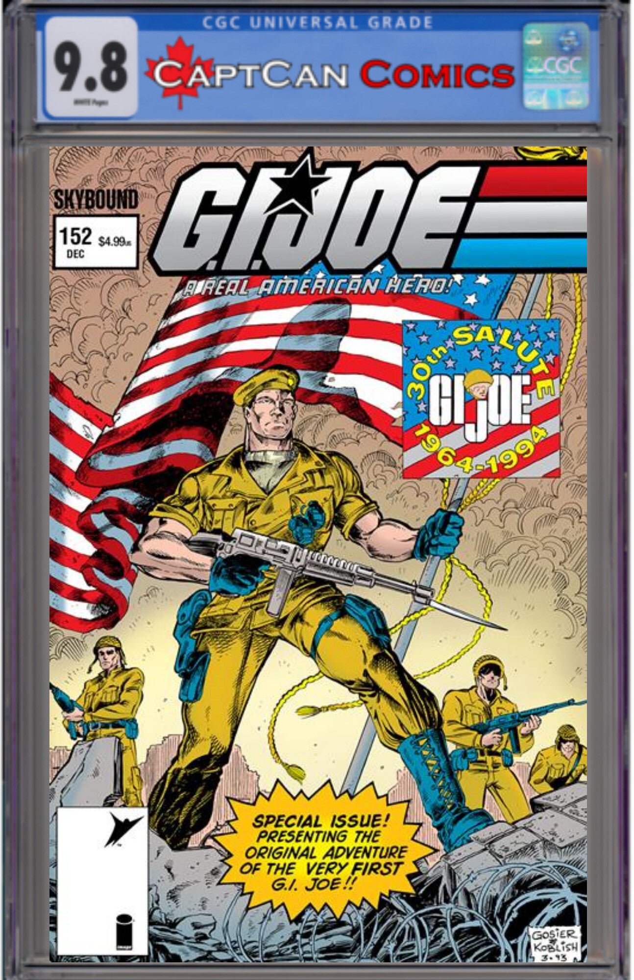 GI JOE A REAL AMERICAN HERO HAMA FILES EDITION #152 CVR C PHIL GOSIER & SCOTT KOBLISH FOIL VAR