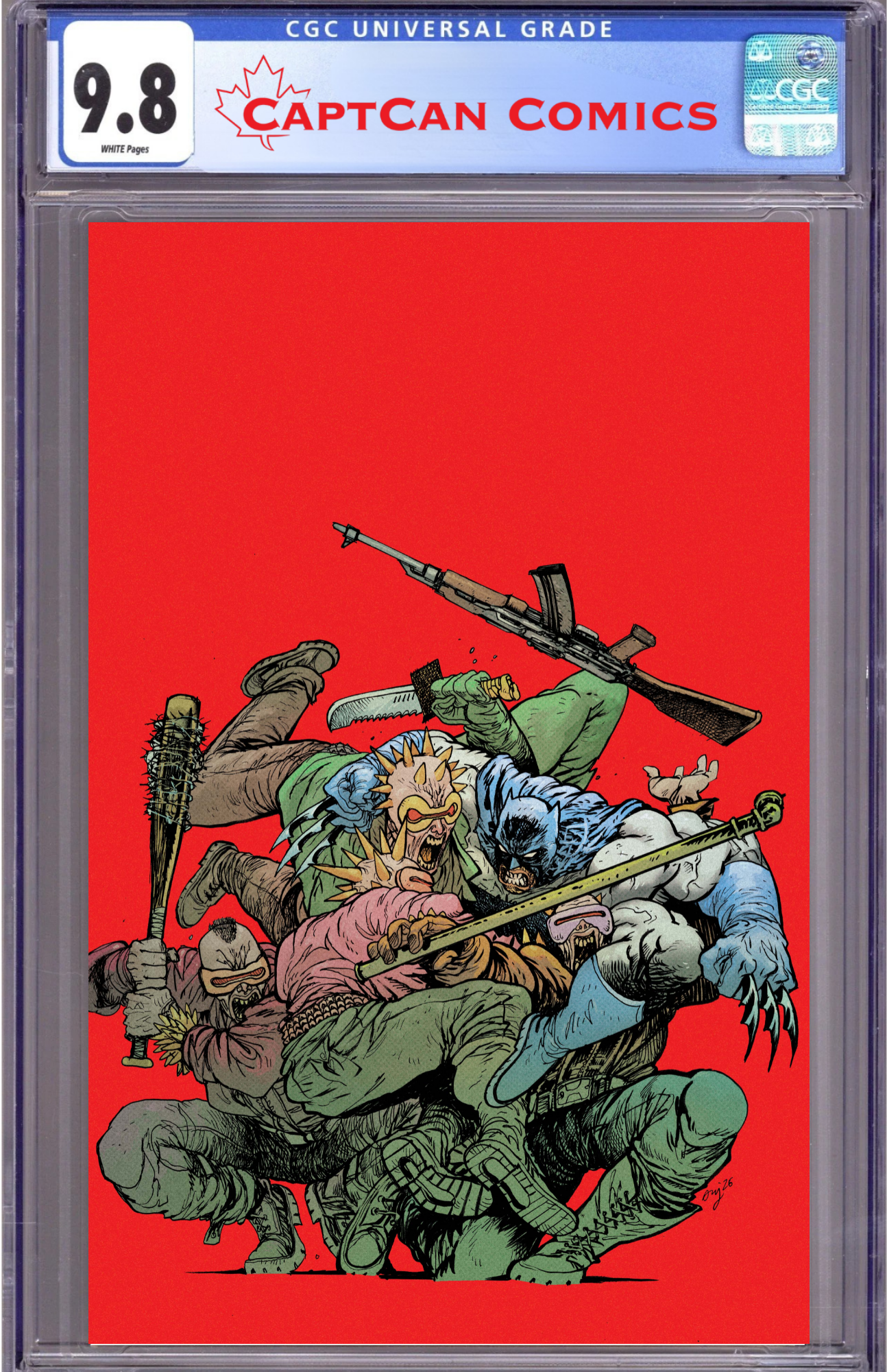 HARLEY QUINN #65 CVR E DANIEL WARREN JOHNSON DARK KNIGHT RETURNS 40TH ANNIVERSARY CARD STOCK VAR