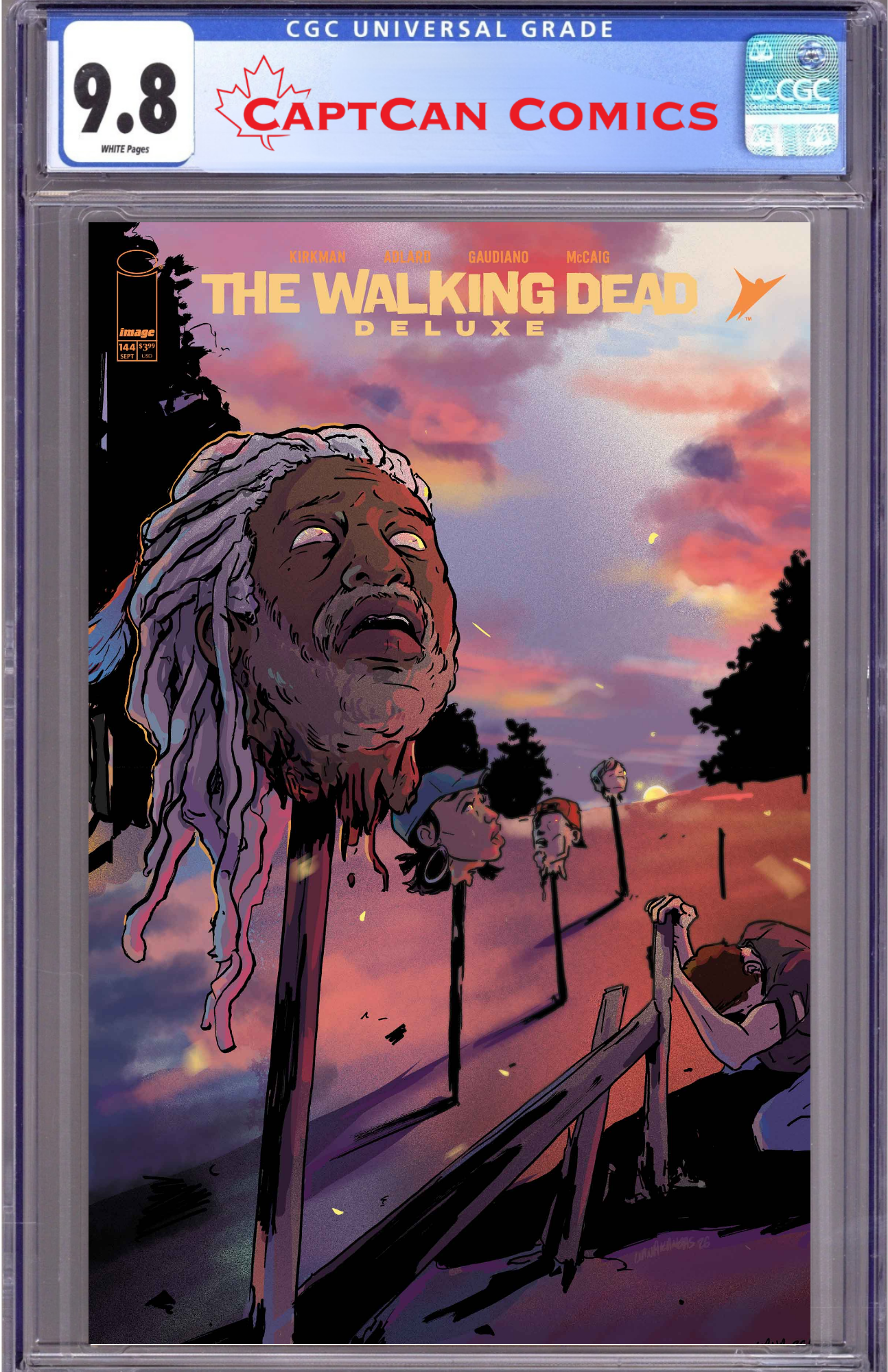 WALKING DEAD DELUXE #144 CVR C LIANA KANGAS CONNECTING COVER VAR (MR)