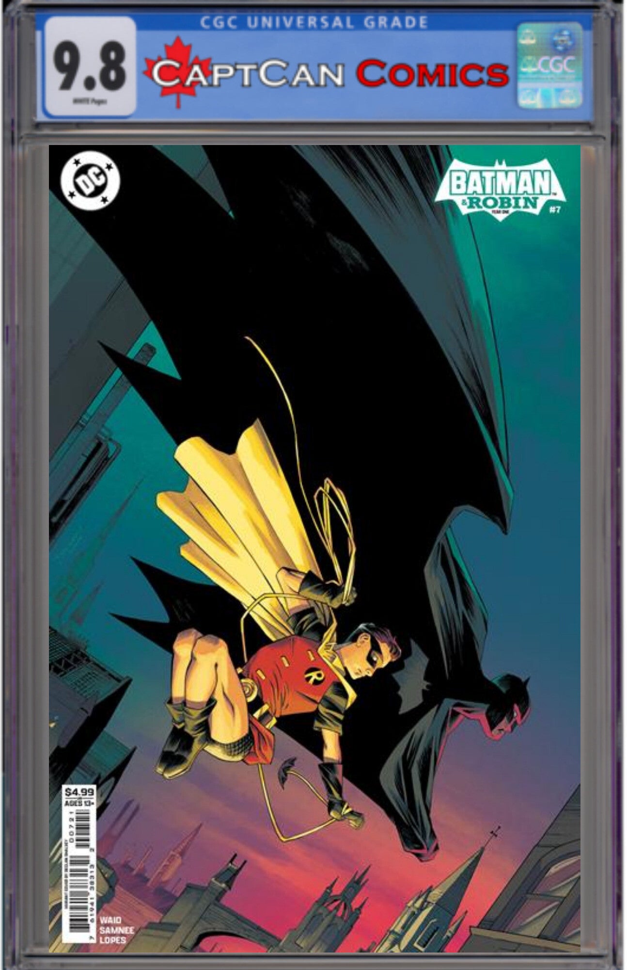 BATMAN & ROBIN YEAR ONE #7 (OF 12) CVR B DECLAN SHALVEY CARD STOCK VAR