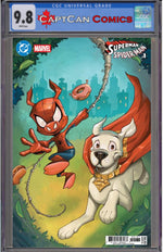 DC MARVEL SUPERMAN SPIDER-MAN #1 (ONE SHOT) CVR W CHRISSIE ZULLO KRYPTO & SPIDER-HAM CARD STOCK VAR thumbnail