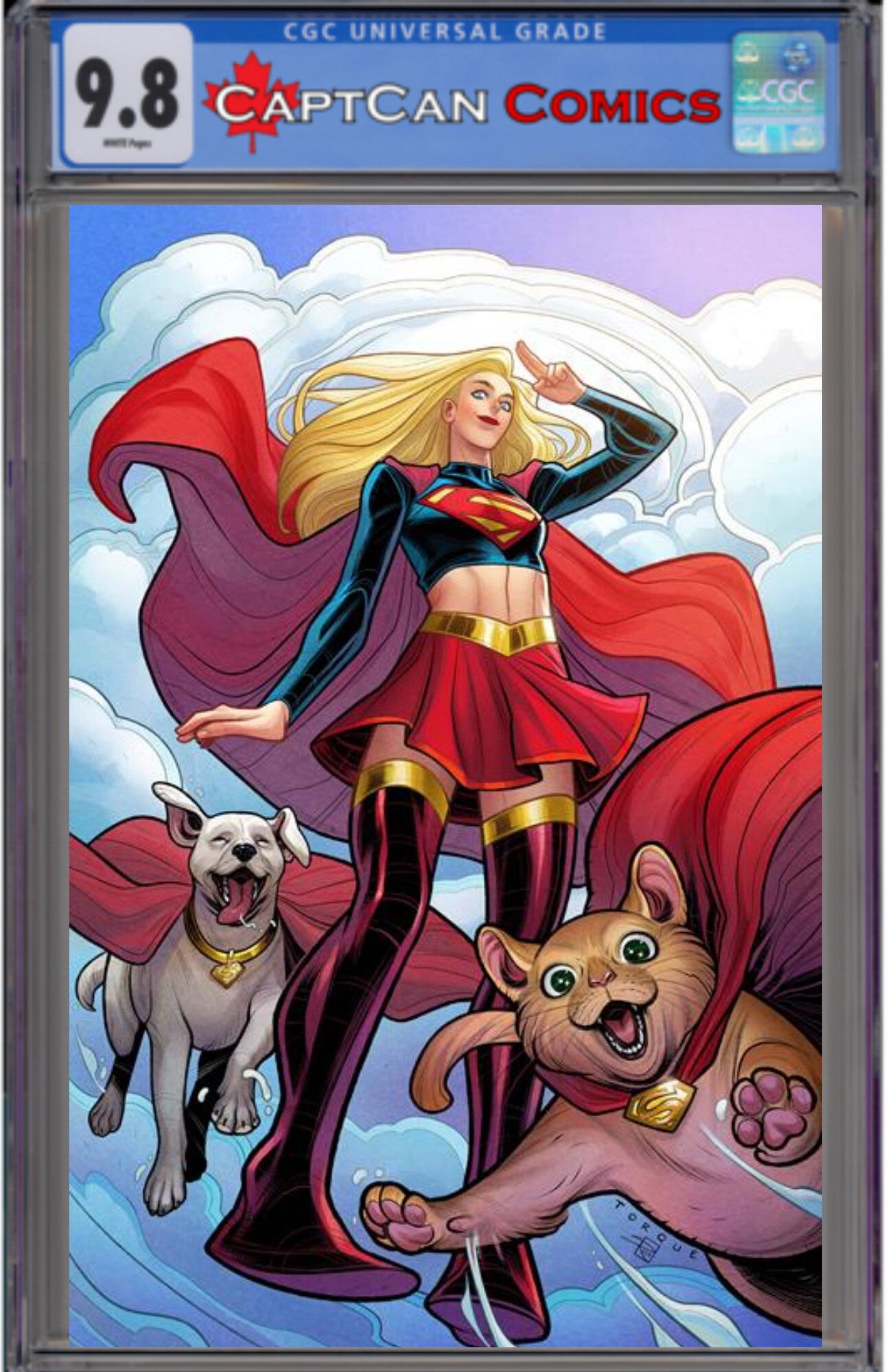 SUPERGIRL #10 CVR D ELIZABETH TORQUE CARD STOCK VAR