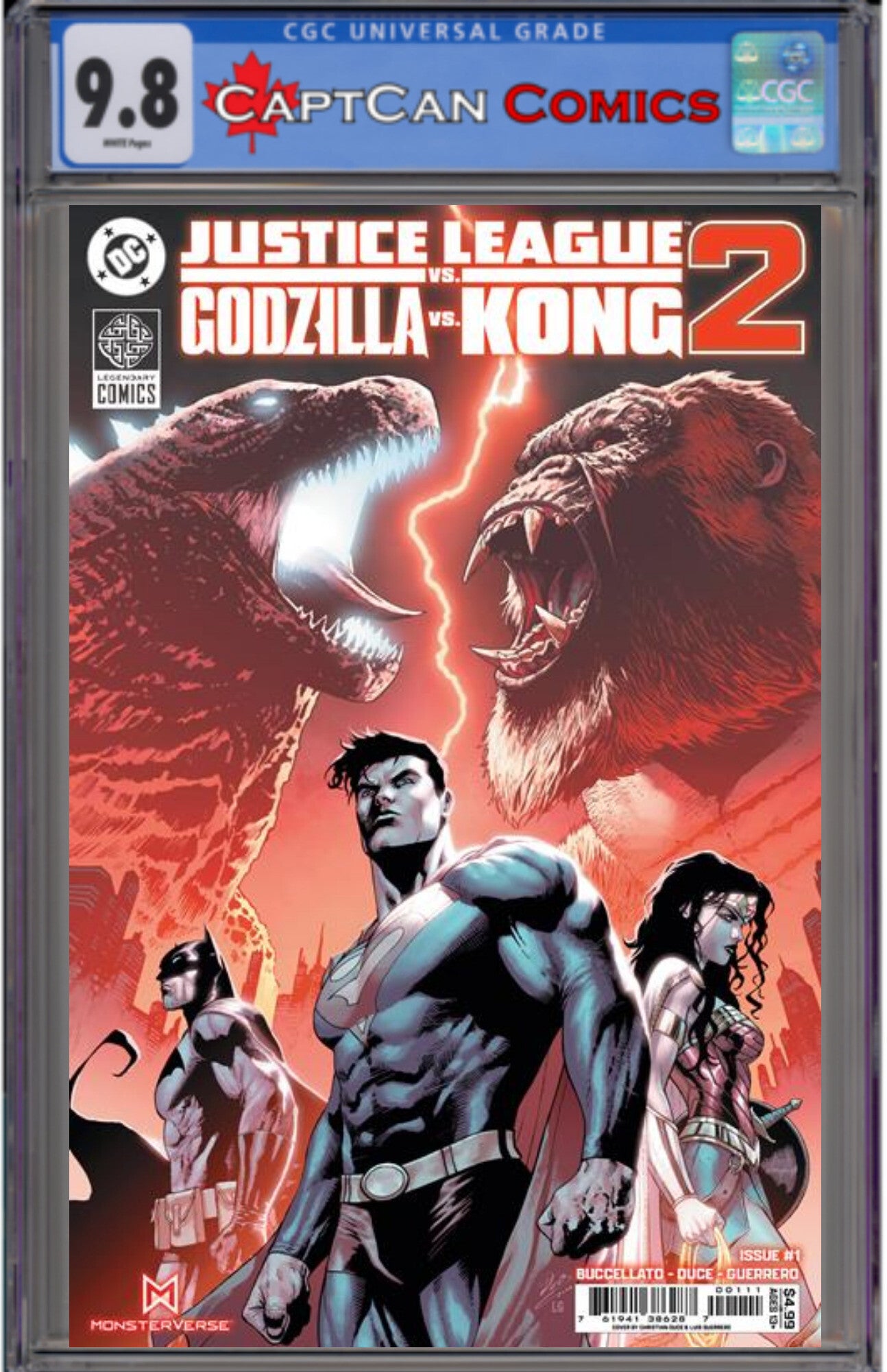 JUSTICE LEAGUE VS GODZILLA VS KONG 2 #1 (OF 7) CVR A CHRISTIAN DUCE