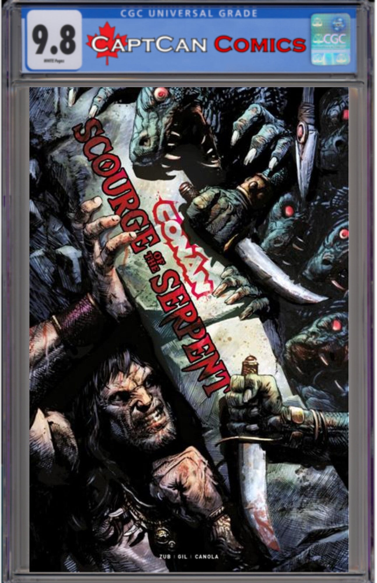 CONAN THE BARBARIAN SCOURGE OF THE SERPENT #3 (OF 4) CVR A GERARDO ZAFFINO VAR (MR)