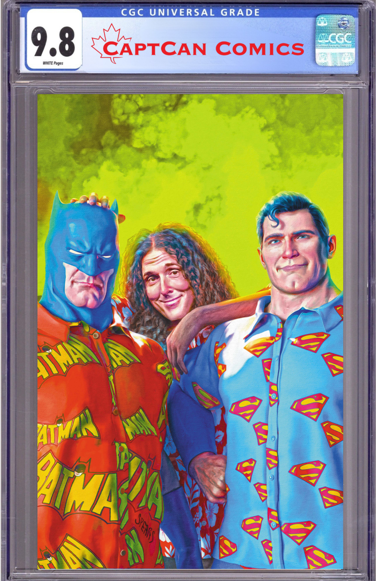 BATMAN SUPERMAN WEIRD AL WORLDS WEIRDEST #1 (ONE SHOT) CVR B MARK SPEARS CARD STOCK VAR