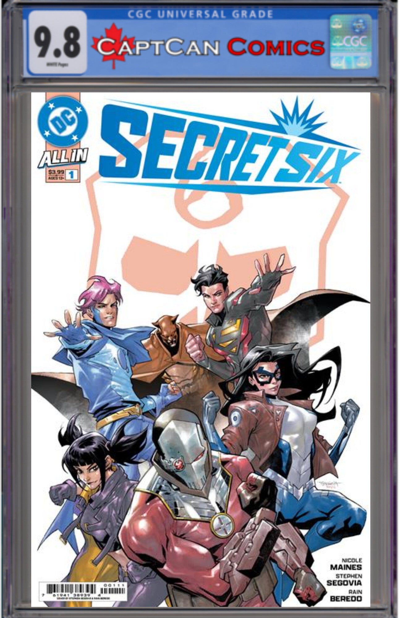 SECRET SIX #1 (OF 6) CVR A STEPHEN SEGOVIA